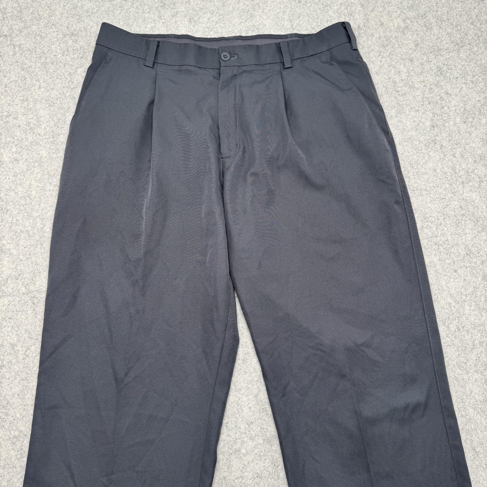 Nike Golf Pants Mens 34x30 (34x29) Gray Polyester Performance Twill Straight Leg